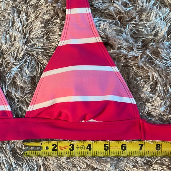 ARIZONA Pink Multi-Striped Swim Top - Picture 8 of 8